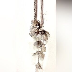 Atterri Multi-Layered Flowing Flower Necklace